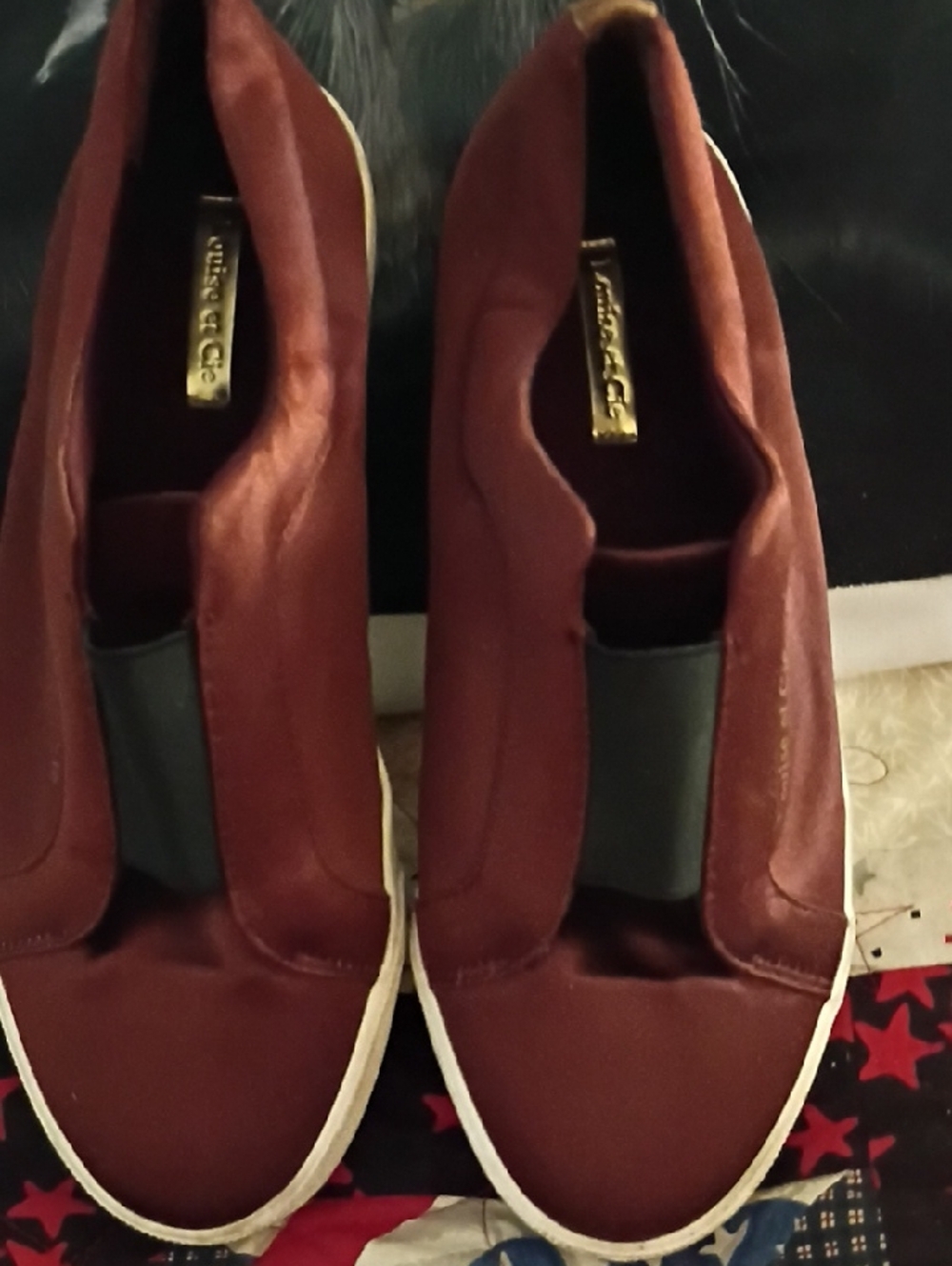Louise et Cie Burgundy Slip-On Sneaker